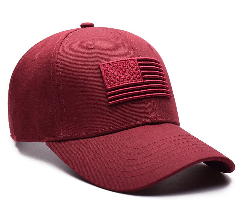 Men's Baseball Cap with American Flag