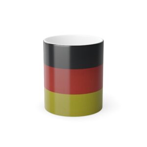 German Flag Coffee Mug, German Expat Mug, Flag of Germany, Tea Mug, Color changing Mug, Magic Mug, 11oz